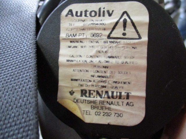 KIT AIRBAG KOMPLET OEM N. 15476 KIT AIRBAG COMPLETO ORIGINAL REZERVNI DEL RENAULT LAGUNA BG0/1 KG0/1 MK2 BER/SW (11/2000 - 12/2004) DIESEL LETNIK 2003