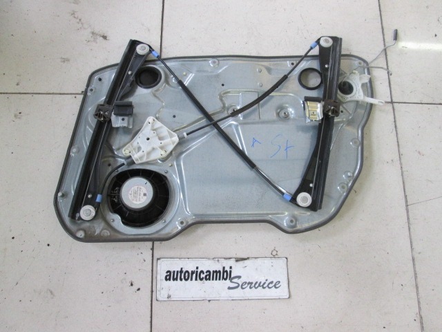 MEHANIZEM VETROBRANSKEGA STEKLA PREDNJIH VRAT OEM N. 6L4837751Q ORIGINAL REZERVNI DEL SEAT IBIZA 6L1 MK3 (01/2002 - 01/2006) BENZINA LETNIK 2002