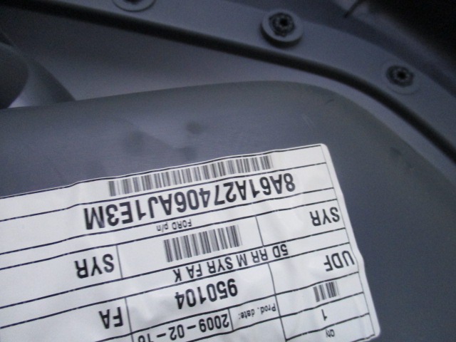 VRATNI PANEL OEM N. PNPDTFDFIESTACB1MK6BR5P ORIGINAL REZERVNI DEL FORD FIESTA CB1 CNN MK6 (09/2008 - 11/2012) DIESEL LETNIK 2009