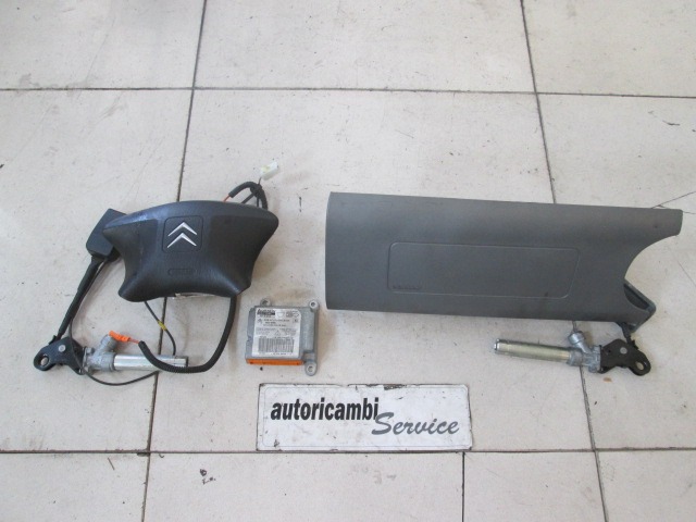 KIT AIRBAG KOMPLET OEM N. 19027 KIT AIRBAG COMPLETO ORIGINAL REZERVNI DEL CITROEN BERLINGO / BERLINGO FIRST MK1 M59 (1996 - 2013) DIESEL LETNIK 2007