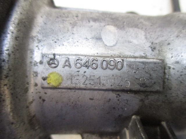 EGR VENTIL   OEM N. A6460906054 ORIGINAL REZERVNI DEL MERCEDES CLASSE C W203 BER/SW (2000 - 2007) DIESEL LETNIK 2005