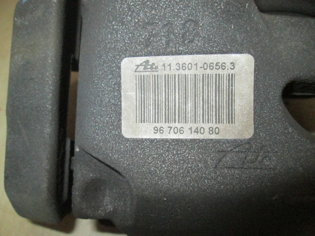 SPREDNJE DESNE ZAVORNE CELJUSTI  OEM N. 9670614080 ORIGINAL REZERVNI DEL CITROEN BERLINGO MK2 (2008 -2018) DIESEL LETNIK 2012