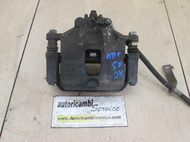 SPREDNJE LEVE ZAVORNE CELJUSTI  OEM N. 581101J100 ORIGINAL REZERVNI DEL HYUNDAI I20 PB PBT MK1 R (2012 - 2014) DIESEL LETNIK 2012