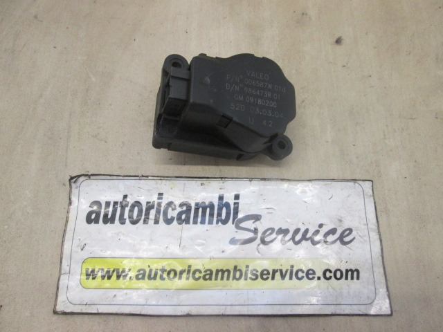 MOTORCEK OGREVANJA OEM N. 9180200 ORIGINAL REZERVNI DEL OPEL VECTRA C Z02 BER/SW (2002 - 2006) DIESEL LETNIK 2004