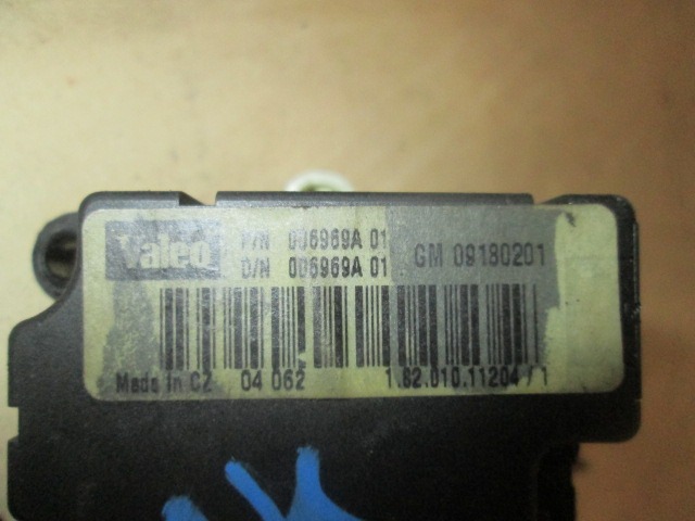 MOTORCEK OGREVANJA OEM N. 9180201 ORIGINAL REZERVNI DEL OPEL VECTRA C Z02 BER/SW (2002 - 2006) DIESEL LETNIK 2004