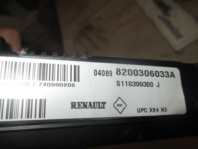 KOMPLET ODKLEPANJE IN VZIG  OEM N. 17734 KIT ACCENSIONE AVVIAMENTO ORIGINAL REZERVNI DEL RENAULT MEGANE MK2 BM0/1 CM0/1 EM0/1 KM0/1 LM0/1 BER/GRANDTOUR  (10/2002 - 02/2006) DIESEL LETNIK 2004