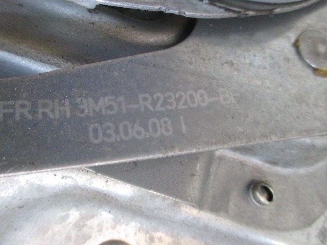 MEHANIZEM VETROBRANSKEGA STEKLA PREDNJIH VRAT OEM N. 3M51-R23200 ORIGINAL REZERVNI DEL FORD FOCUS DA HCP DP MK2 R BER/SW (2008 - 2011) DIESEL LETNIK 2008