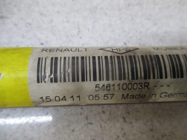 SPREDNJI STABILIZATOR OEM N. 546110003R ORIGINAL REZERVNI DEL RENAULT MEGANE MK3 BZ0/1 B3 DZ0/1 KZ0/1 BER/SPORTOUR/ESTATE (2009 - 2015) DIESEL LETNIK 2011