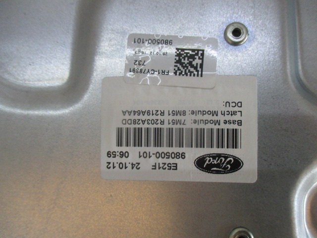 MEHANIZEM VETROBRANSKEGA STEKLA PREDNJIH VRAT OEM N. 7M51-R203A28DD ORIGINAL REZERVNI DEL FORD KUGA MK1 (05/2008 - 2012) DIESEL LETNIK 2012