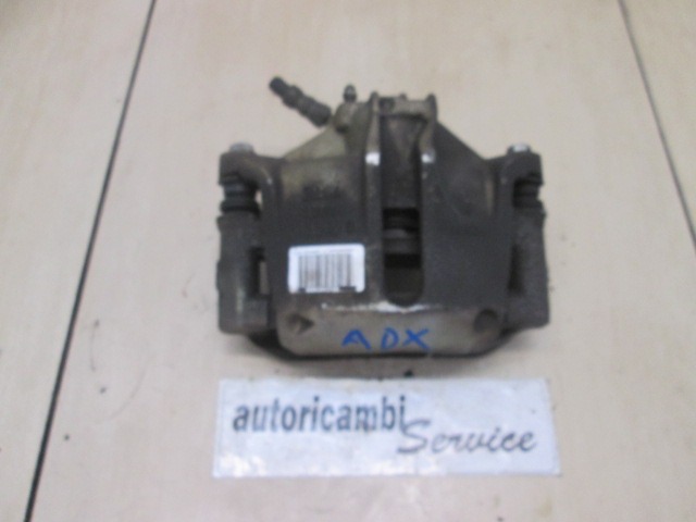 SPREDNJE LEVE ZAVORNE CELJUSTI  OEM N. 9642443480 ORIGINAL REZERVNI DEL PEUGEOT 206 / 206 CC 2A/C 2D 2E/K R (2003 - 10/2008) DIESEL LETNIK 2004