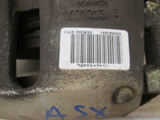 SPREDNJE DESNE ZAVORNE CELJUSTI  OEM N. 441048 ORIGINAL REZERVNI DEL PEUGEOT 206 / 206 CC 2A/C 2D 2E/K R (2003 - 10/2008) DIESEL LETNIK 2004