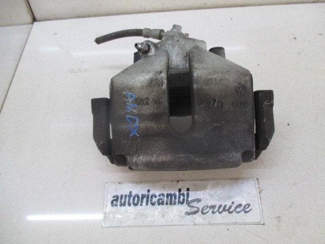 SPREDNJE DESNE ZAVORNE CELJUSTI  OEM N. 1K0615124D ORIGINAL REZERVNI DEL SEAT ALTEA XL 5P8 R (2009 - 2015) DIESEL LETNIK 2010