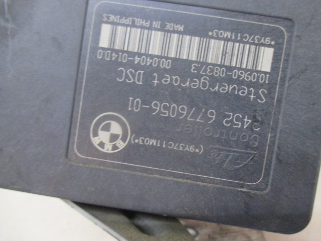 ABS AGREGAT S PUMPO OEM N. 34703723003W ORIGINAL REZERVNI DEL BMW SERIE 1 BER/COUPE/CABRIO E81/E82/E87/E88 LCI R (2007 - 2013) DIESEL LETNIK 2007