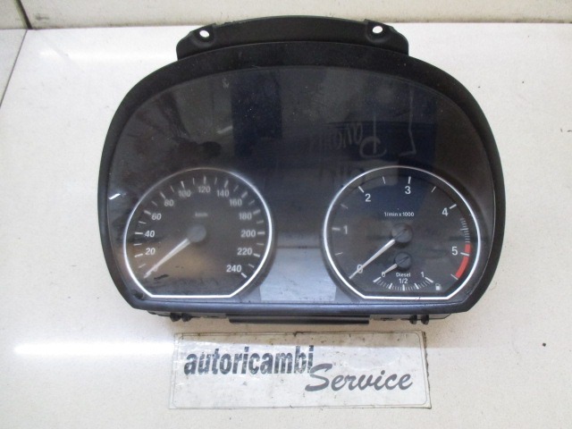 KILOMETER STEVEC OEM N. 135-19652 ORIGINAL REZERVNI DEL BMW SERIE 1 BER/COUPE/CABRIO E81/E82/E87/E88 LCI R (2007 - 2013) DIESEL LETNIK 2007