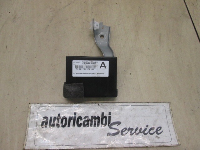 RACUNALNIK AVTOALARMA/BLOKADA MOTORJA OEM N. 8978402071 ORIGINAL REZERVNI DEL TOYOTA AURIS E18 MK2 (2012 - 2018) IBRIDO (ELETRICO-BENZINA) LETNIK 2013