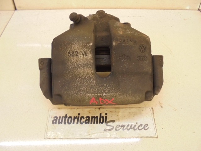 SPREDNJE DESNE ZAVORNE CELJUSTI  OEM N. 1K0615124D ORIGINAL REZERVNI DEL AUDI A3 MK2R 8P 8PA 8P1 8P7 (2008 - 2012)DIESEL LETNIK 2008