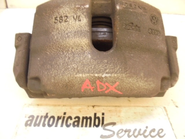 SPREDNJE DESNE ZAVORNE CELJUSTI  OEM N. 1K0615124D ORIGINAL REZERVNI DEL AUDI A3 MK2R 8P 8PA 8P1 8P7 (2008 - 2012)DIESEL LETNIK 2008