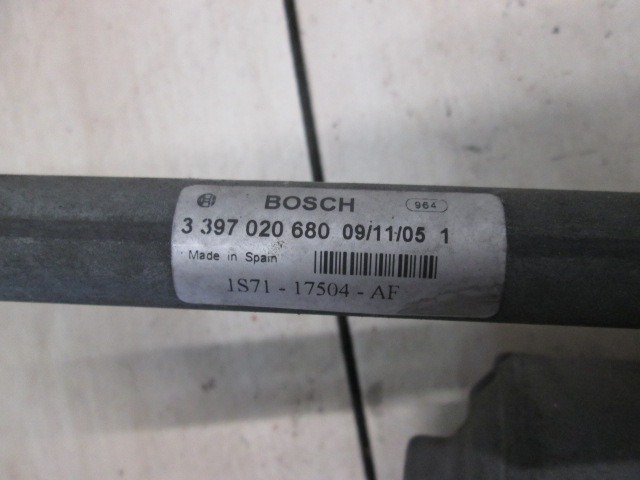 MOTORCEK PREDNJIH BRISALCEV OEM N. 1S7117504AF ORIGINAL REZERVNI DEL FORD MONDEO B5Y B4Y BWY MK2 BER/SW (2000 - 2007) DIESEL LETNIK 2005