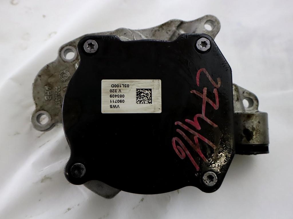 VAKUUM CRPALKA OEM N. 03L145207 ORIGINAL REZERVNI DEL VOLKSWAGEN POLO 6R1 6C1 (06/2009 - 02/2014) DIESEL LETNIK 2011