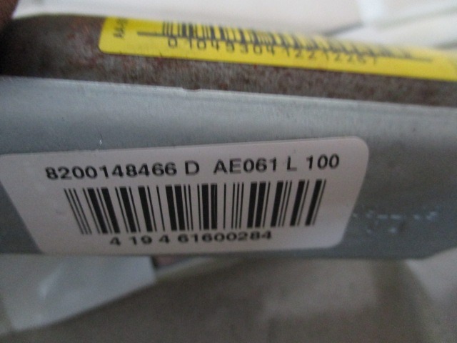 ZRACNA BLAZINA GLAVA DESNA OEM N. 8200148466 ORIGINAL REZERVNI DEL RENAULT MEGANE MK2 BM0/1 CM0/1 EM0/1 KM0/1 LM0/1 BER/GRANDTOUR  (10/2002 - 02/2006) DIESEL LETNIK 2004