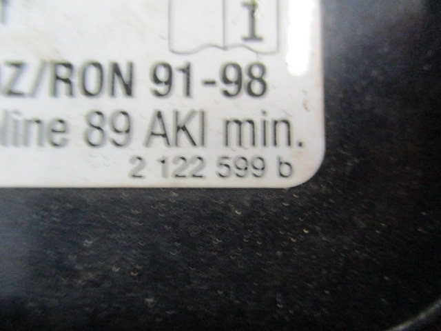 LOPUTA GORIVA OEM N. 2122599 ORIGINAL REZERVNI DEL BMW SERIE 5 E39 BER/SW (1995 - 08/2000) BENZINA LETNIK 1998