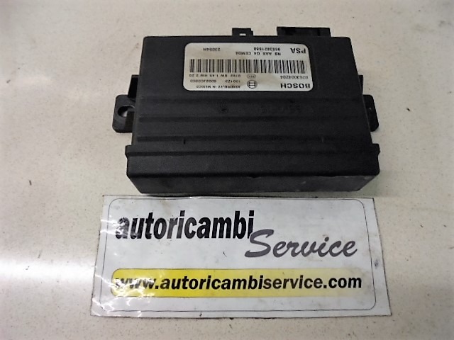 ECU PARKIRNI SENZORJI OEM N. 9663821680 ORIGINAL REZERVNI DEL CITROEN BERLINGO MK2 (2008 -2018) DIESEL LETNIK 2013