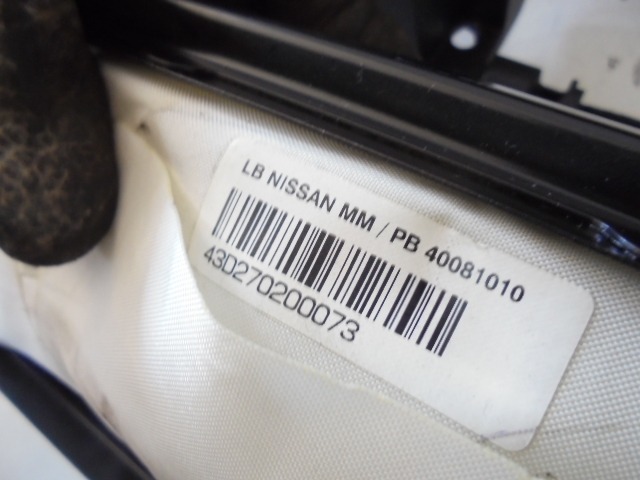 KIT AIRBAG KOMPLET OEM N. 17180 KIT AIRBAG COMPLETO ORIGINAL REZERVNI DEL NISSAN MICRA K12 K12E MK3 (2002 - 2010) BENZINA LETNIK 2007