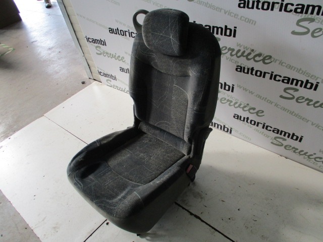 TRETJA VRSTA ENOJNI SEDEZ BLAGO OEM N. 23PSTRNSCENICJA01MK1RMV5P ORIGINAL REZERVNI DEL RENAULT SCENIC JA0/1 FA0 MK1 R (1999 - 2003) DIESEL LETNIK 2000