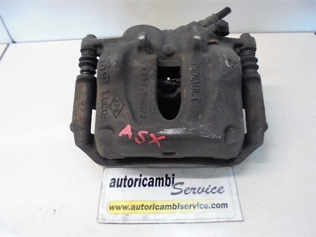 SPREDNJE LEVE ZAVORNE CELJUSTI  OEM N. 7701203661 ORIGINAL REZERVNI DEL RENAULT ESPACE / GRAND ESPACE JE0 MK3 (03/1997 - 2003) DIESEL LETNIK 2001