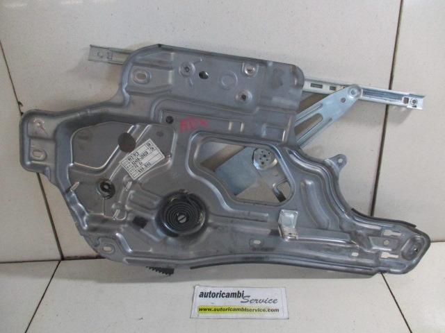 MEHANIZEM VETROBRANSKEGA STEKLA PREDNJIH VRAT OEM N.  ORIGINAL REZERVNI DEL HYUNDAI SANTA FE SM MK1 (2000 - 2006) DIESEL LETNIK 2002