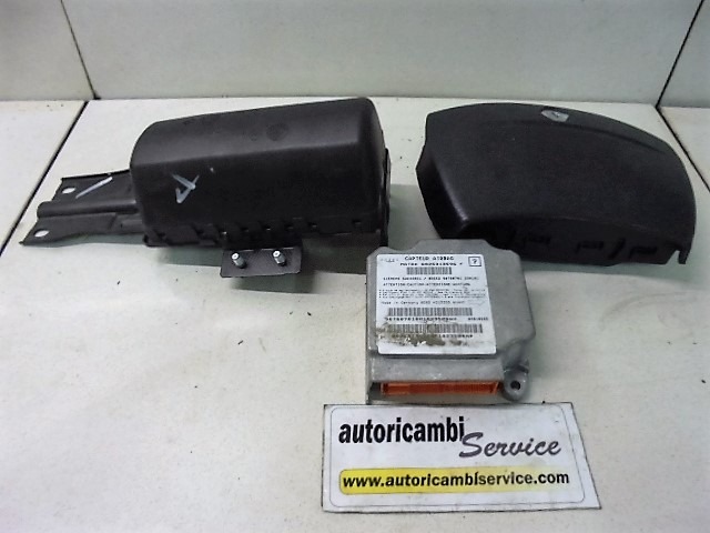 KIT AIRBAG KOMPLET OEM N. 15054 KIT AIRBAG COMPLETO ORIGINAL REZERVNI DEL RENAULT ESPACE / GRAND ESPACE JE0 MK3 (03/1997 - 2003) DIESEL LETNIK 2001