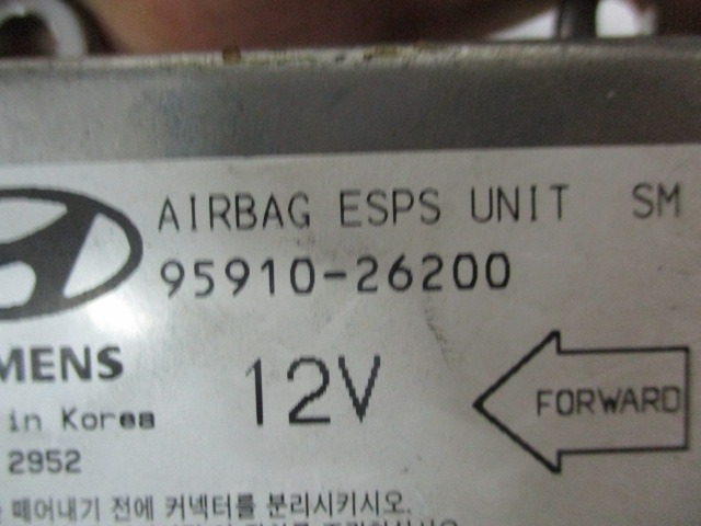 KIT AIRBAG KOMPLET OEM N. 15974 KIT AIRBAG COMPLETO ORIGINAL REZERVNI DEL HYUNDAI SANTA FE SM MK1 (2000 - 2006) DIESEL LETNIK 2002