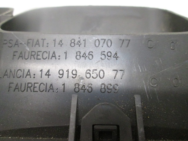 CENTRALNE PREZRACEVALNE SOBE  OEM N. 1484107077 ORIGINAL REZERVNI DEL PEUGEOT 807 E (2002 - 2008) DIESEL LETNIK 2004