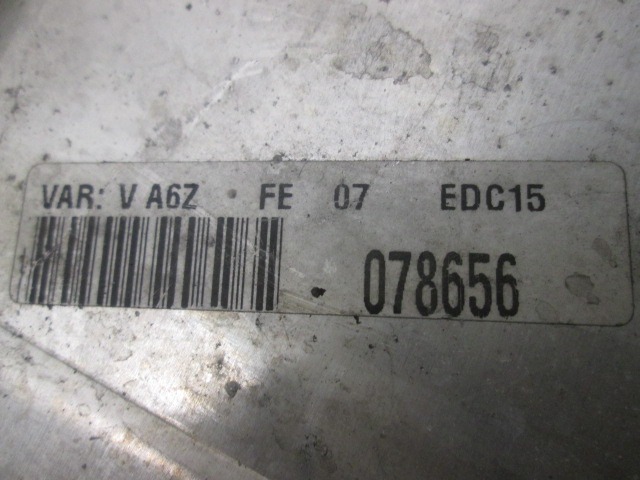 OSNOVNA KRMILNA ENOTA DDE / MODUL ZA VBRIZGAVANJE OEM N. 9640938180 ORIGINAL REZERVNI DEL PEUGEOT 807 E (2002 - 2008) DIESEL LETNIK 2004