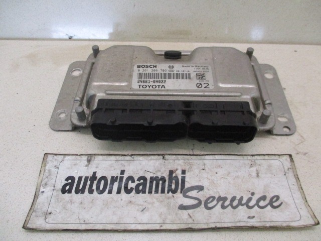 OSNOVNA KRMILNA ENOTA DDE / MODUL ZA VBRIZGAVANJE OEM N. 89661-0H022 ORIGINAL REZERVNI DEL TOYOTA AYGO B1 (2005 - 2009) BENZINA LETNIK 2007