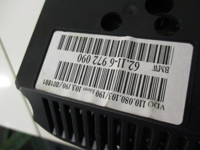 KILOMETER STEVEC OEM N. 62119140813 ORIGINAL REZERVNI DEL BMW SERIE 7 E65/E66/E67/E68 LCI R (2005 - 2008) DIESEL LETNIK 2005