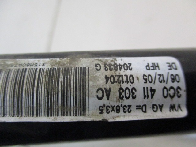 SPREDNJI STABILIZATOR OEM N. 3C0411303AC ORIGINAL REZERVNI DEL VOLKSWAGEN PASSAT B6 3C2 3C5 BER/SW (2005 - 09/2010)  DIESEL LETNIK 2006