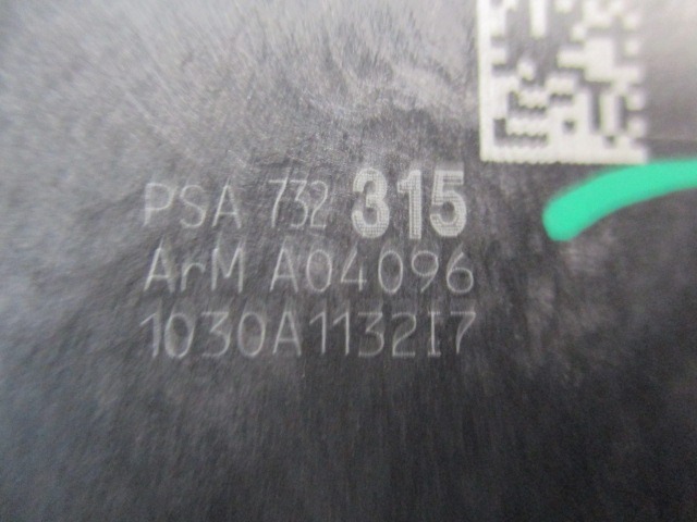 CENTRALNO ZAKLEPANJE ZADNJIH DESNIH VRAT OEM N. 9800624980 ORIGINAL REZERVNI DEL CITROEN C3 MK2 SC (2009 - 2016) BENZINA LETNIK 2010