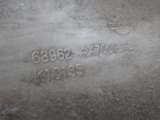 PREDAL ZA DOKUMENTE OEM N. 68962AX700 ORIGINAL REZERVNI DEL NISSAN MICRA K12 K12E MK3 (2002 - 2010) BENZINA LETNIK 2004