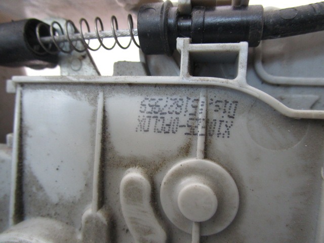 CENTRALNO ZAKLEPANJE ZADNJIH DESNIH VRAT OEM N. 51931420 ORIGINAL REZERVNI DEL FIAT BRAVO 198 (02/2007 - 2010) DIESEL LETNIK 2010