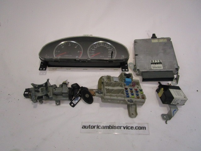 KOMPLET ODKLEPANJE IN VZIG  OEM N. 16691 KIT ACCENSIONE AVVIAMENTO ORIGINAL REZERVNI DEL MAZDA 6 GG GY (2003-2008) DIESEL LETNIK 2005