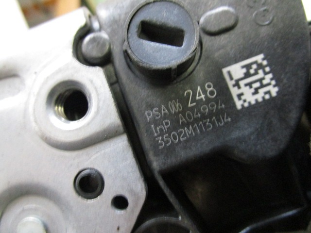 CENTRALNA KLJUCAVNICA ZADJIH LEVIH VRAT OEM N. 9800624880 ORIGINAL REZERVNI DEL CITROEN C3 MK2 SC (2009 - 2016) BENZINA LETNIK 2013