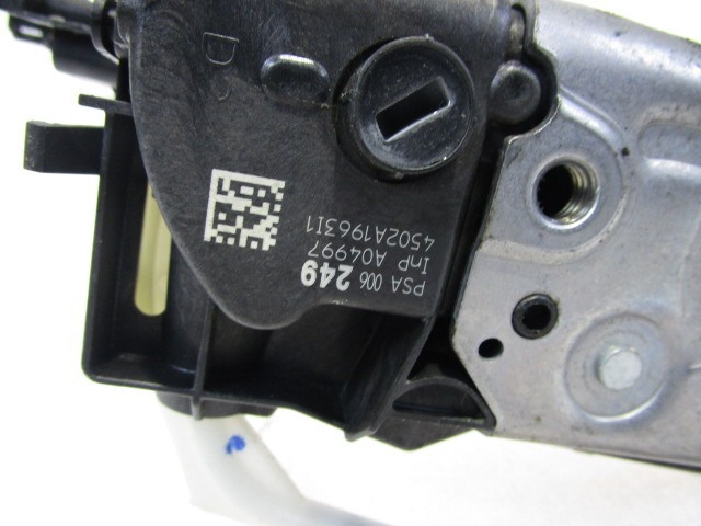 CENTRALNO ZAKLEPANJE ZADNJIH DESNIH VRAT OEM N. 9800624980 ORIGINAL REZERVNI DEL CITROEN C3 MK2 SC (2009 - 2016) BENZINA LETNIK 2013