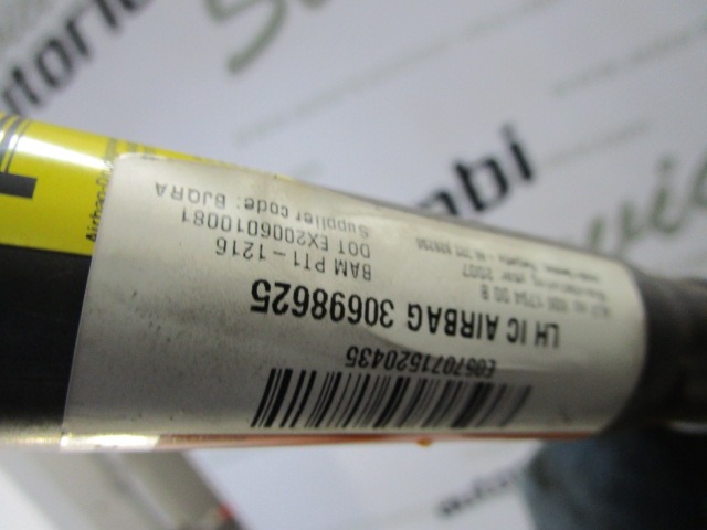 ZRACNA BLAZINA GLAVA LEVA OEM N. 30698625 ORIGINAL REZERVNI DEL VOLVO V50 545 R (2007 - 2012) DIESEL LETNIK 2007