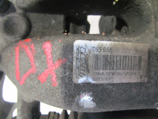 ZADNJE DESNE ZAVORNE CELJUSTI  OEM N. 4401Q1 ORIGINAL REZERVNI DEL PEUGEOT 3008 MK1 0U (2009 - 2016) DIESEL LETNIK 2011