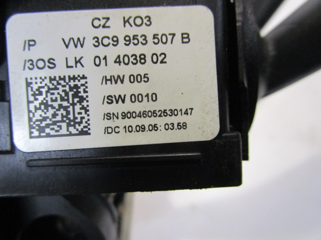 KRMILO SMERNIKI OEM N. 3C9953507B ORIGINAL REZERVNI DEL VOLKSWAGEN PASSAT B6 3C2 3C5 BER/SW (2005 - 09/2010)  DIESEL LETNIK 2005