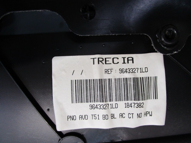 NOTRANJA OBLOGA SPREDNJIH VRAT OEM N. PNADTPG3073ABR5P ORIGINAL REZERVNI DEL PEUGEOT 307 3A/B/C/E/H BER/SW/CABRIO (2001 - 2009) DIESEL LETNIK 2002