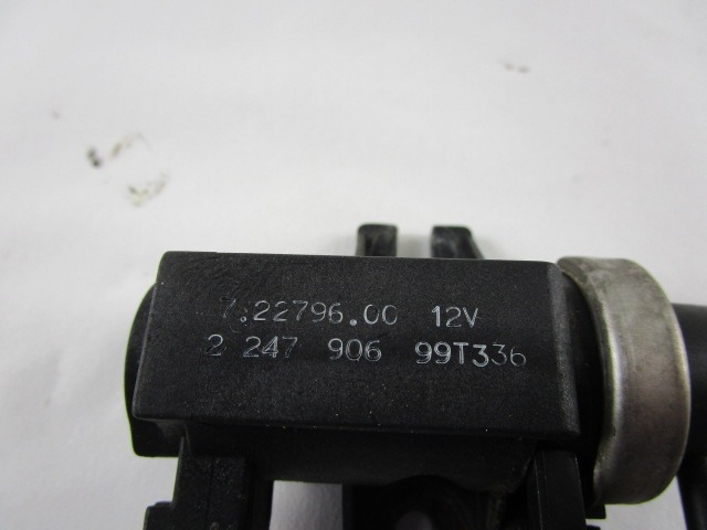 ELEKTROVENTIL  OEM N. 72279600 ORIGINAL REZERVNI DEL BMW SERIE 3 E46 BER/SW/COUPE/CABRIO (1998 - 2002) DIESEL LETNIK 2000