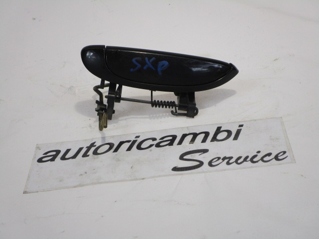 ZUNANJA KLJUKA ZADNJA LEVA VRATA OEM N. 7700433075 ORIGINAL REZERVNI DEL RENAULT CLIO BB CB MK2 R / CLIO STORIA (05/2001 - 2012) DIESEL LETNIK 2007