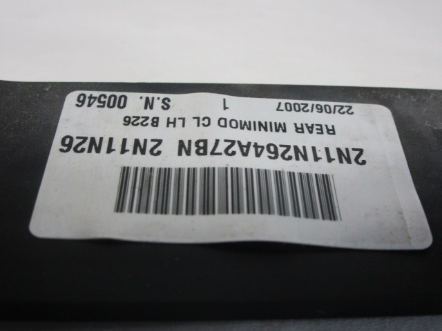 ZUNANJA KLJUKA ZADNJA LEVA VRATA OEM N. 2N11N264A27BN ORIGINAL REZERVNI DEL FORD FUSION JU R (03/2006 - 2012) DIESEL LETNIK 2007